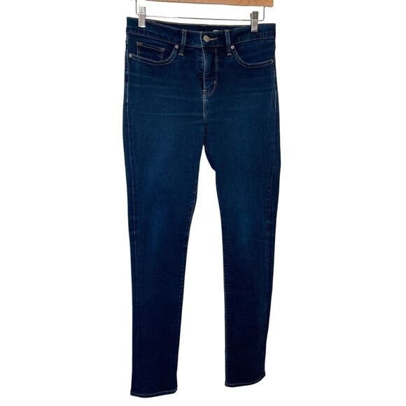 Levis Vintage Big E Jeans Womens Misses 28X32 Mid Rise Medium Stretch Blue Denim - Picture 1 of 14